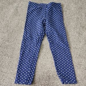 Carter's Blue and White Polka Dot Leggings